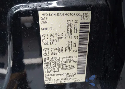 2022 Nissan Frontier Long Bed Sv 4X2 z USA, uszkodzony, nr VIN 1N6ED1FJ9NN658732